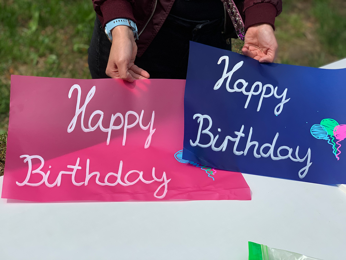 Happy Birthday – ganz bunt und ganz laut